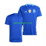 Camisolas de futebol Argentina Copa America Equipamento Alternativa 2024 Manga Curta